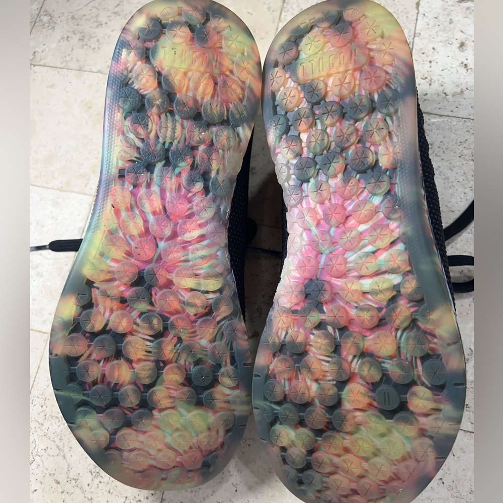 NoBull Midnight Palm Trainer Black Floral Multicolor  Womens Size 8.5 Men 7